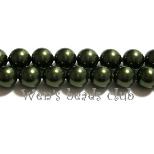Swarovski #5810 Crystal Dark Green Pearl(3m*100PK)