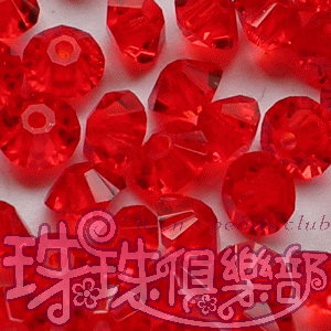 Czech Crystal : M.C. Beads 5/3mm - Spacer: Lt. Siam Ruby(50PK)