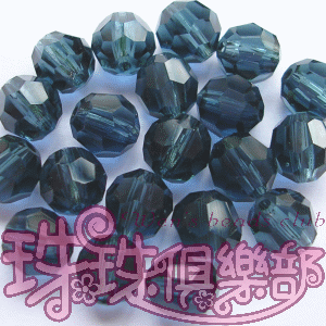 Czech Crystal : M.C. Beads 6mm - Round: Montana Blue(20PK)