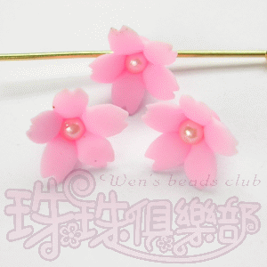 FIMO - 10mm Cherry blossoms - Baby pink(2PK)