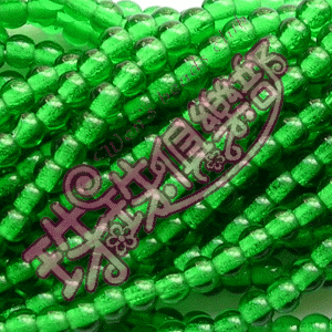 CZ-Round Beads 3mm: Emerald(200pk)