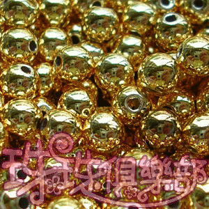 JP Gold Plated beads : Round 4m #RGP4m*3.45g