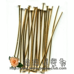 0.8*40mm Gold Plated Head Pins.(3g)