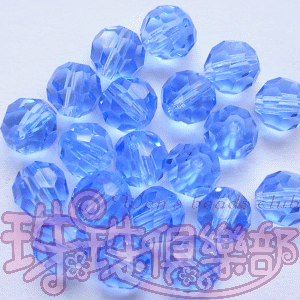 Czech Crystal : M.C. Beads 6mm - Round: Lt. Sapphire(20PK)