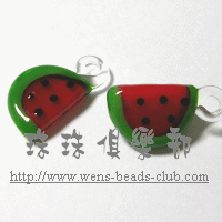 Lampwork fruit & vegetables : Watermelon(1PK)