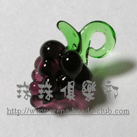 Lampwork fruit & vegetables : Grapes-Amethyst(1PK)