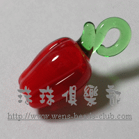Lampwork fruit & vegetables : Bell pepper(1PK)