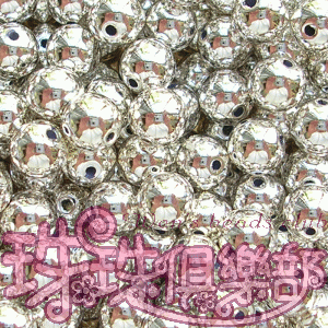 JP Silver Plated beads : Round 5m #RSP6m*4g