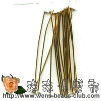 0.8*46mm Gold Plated Head Pins.(3g)